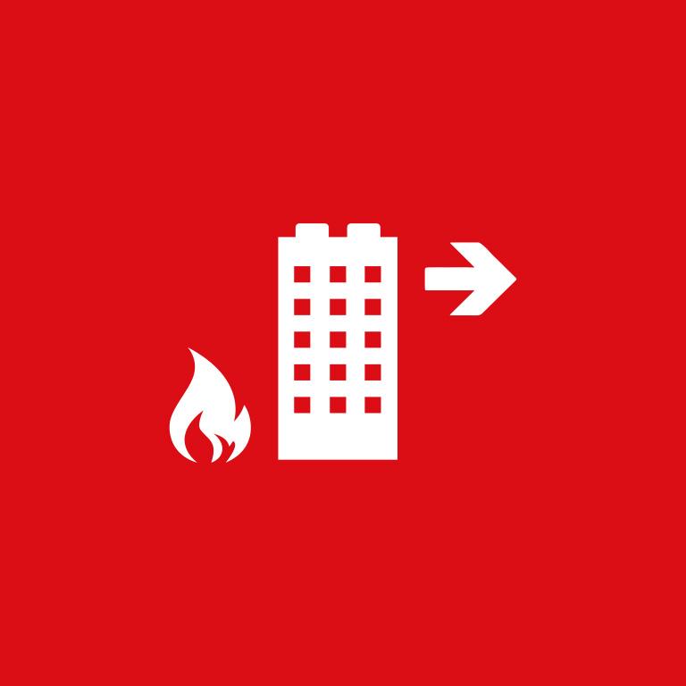 Évacuation d’établissement U et J